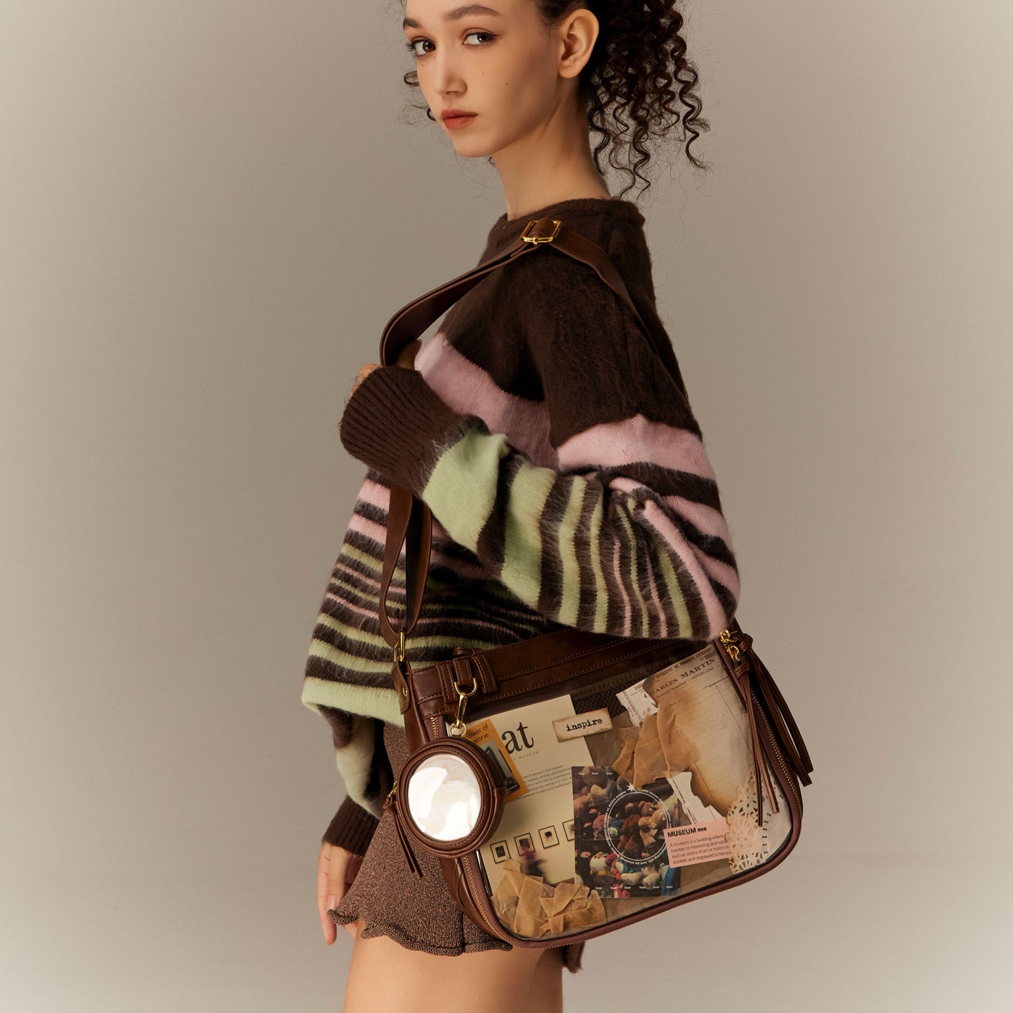 Day Dream in Wild West - Large Crossbody Bag