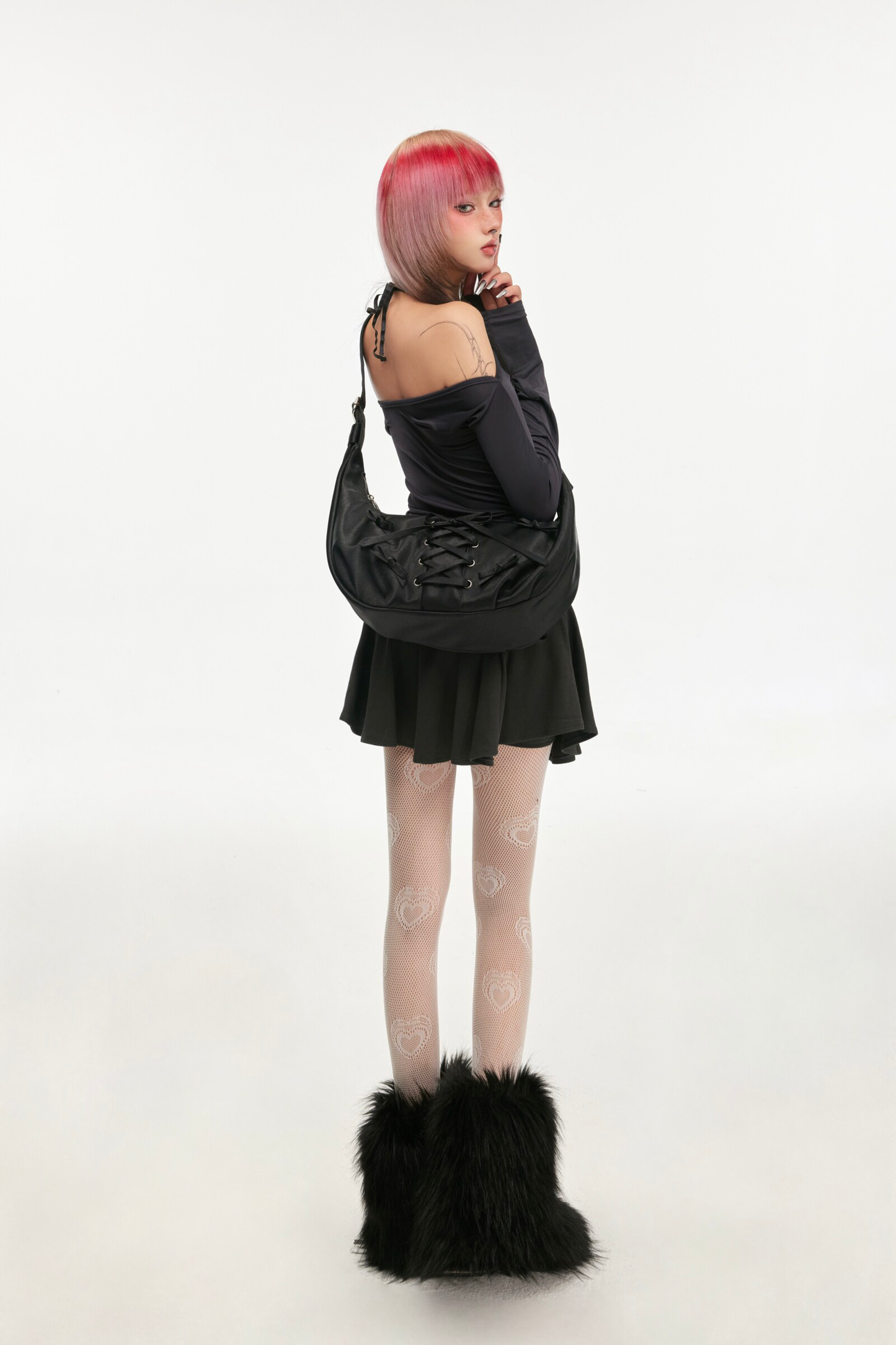Ribbon Sling Crossbody Bag