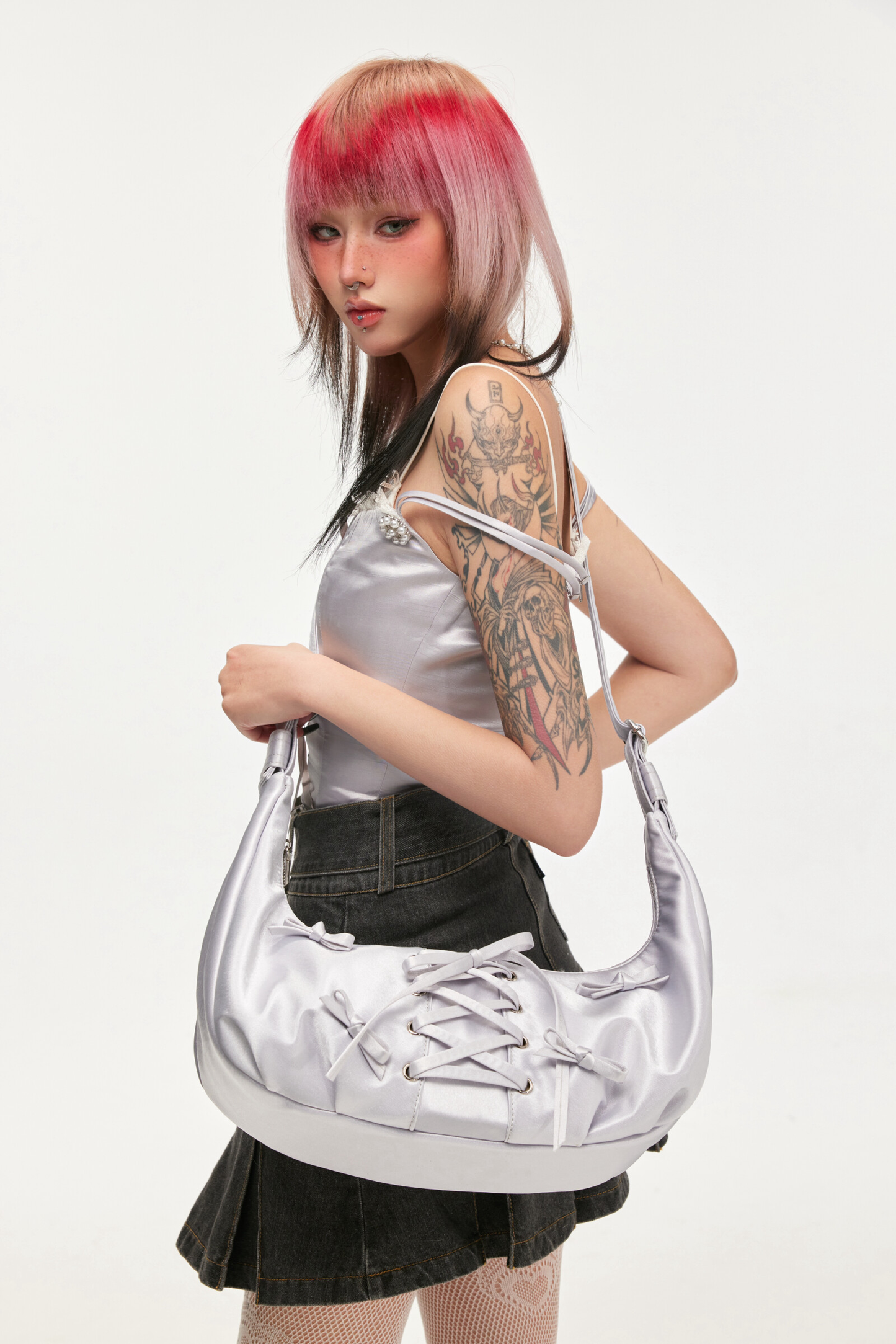 Ribbon Sling Crossbody Bag