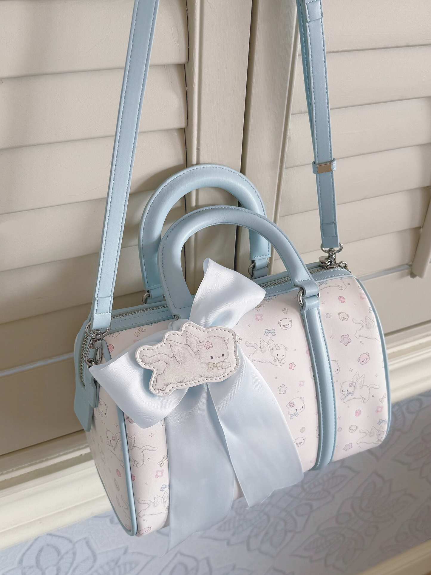 Fuwa Fuwa Ribbon Accent Handbags