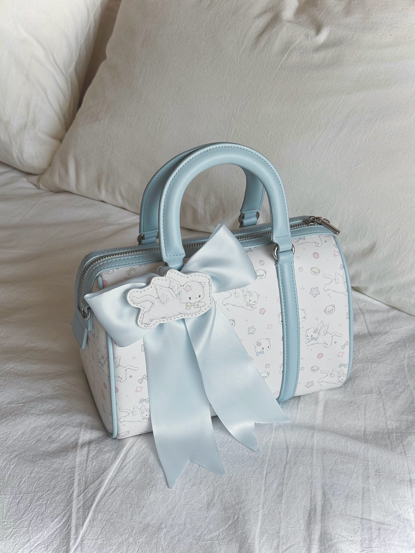 Fuwa Fuwa Ribbon Accent Handbags