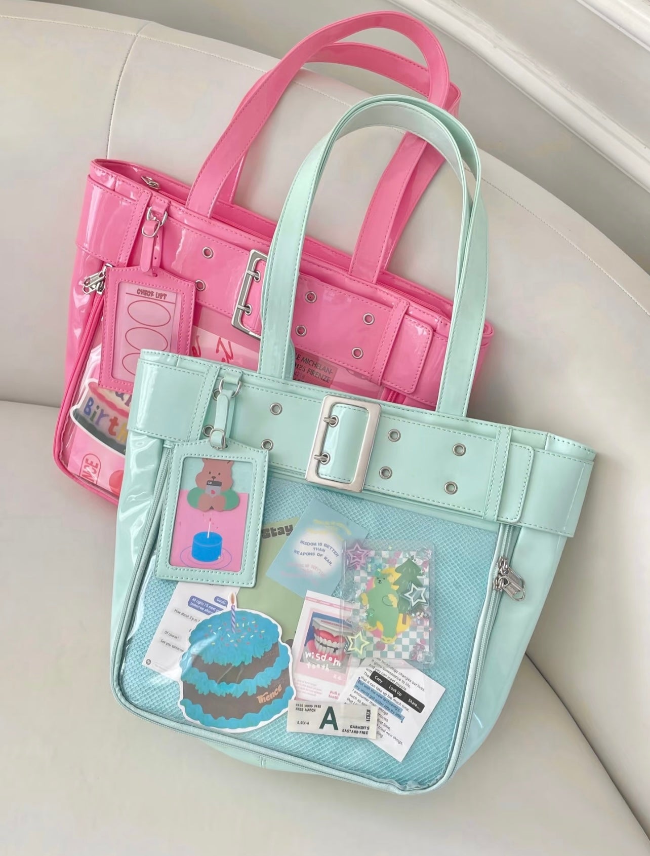 PU leather Tote Bag