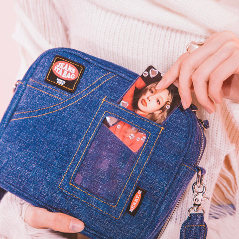 Denim Crossbody Bag (Square shape)