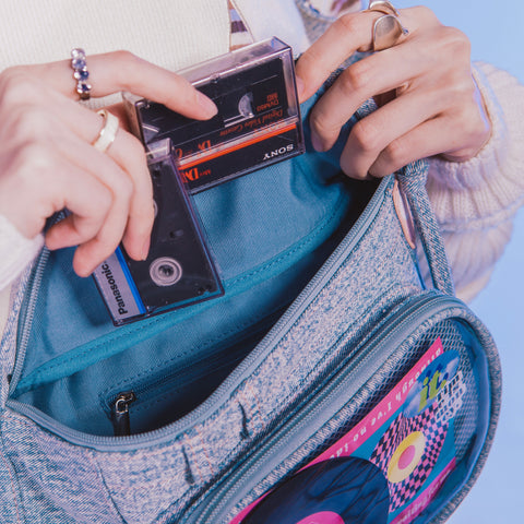 Denim Waist Bag