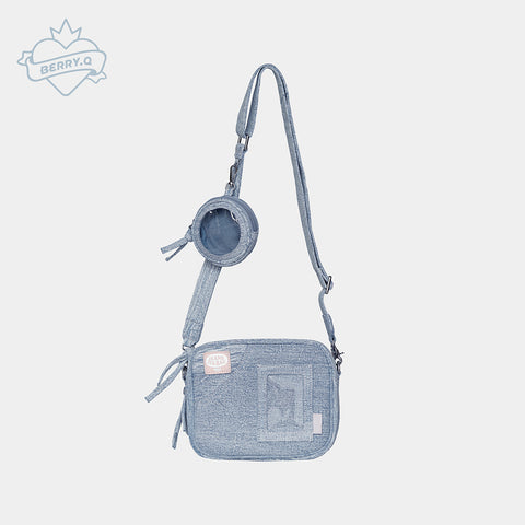 Denim Crossbody Bag (Square shape)